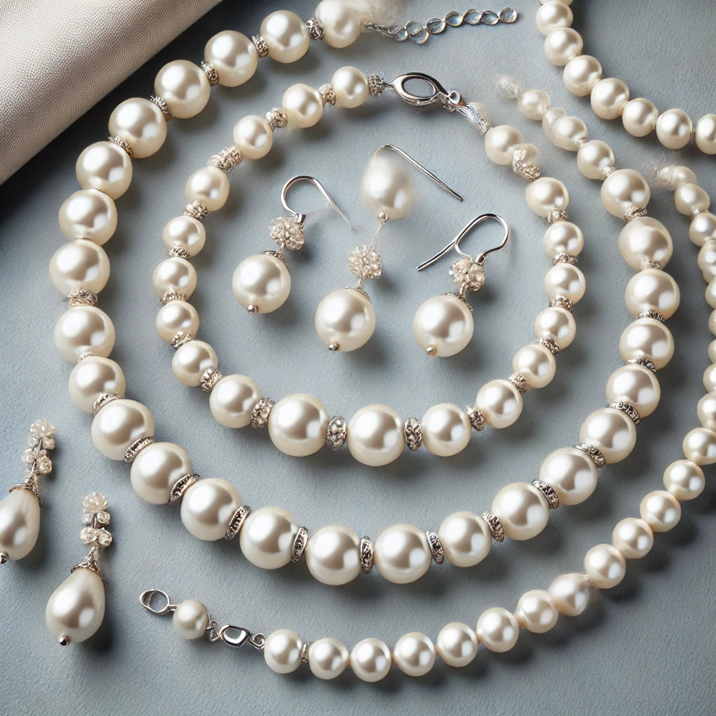 Elegant Pearl Accessories Set